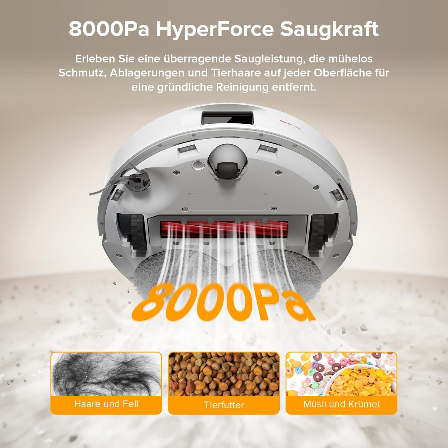 Roborock Qrevo Saugroboter mit LiDAR & Dock