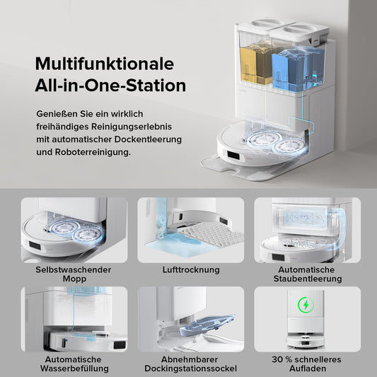 Roborock Qrevo Saugroboter mit LiDAR & Dock