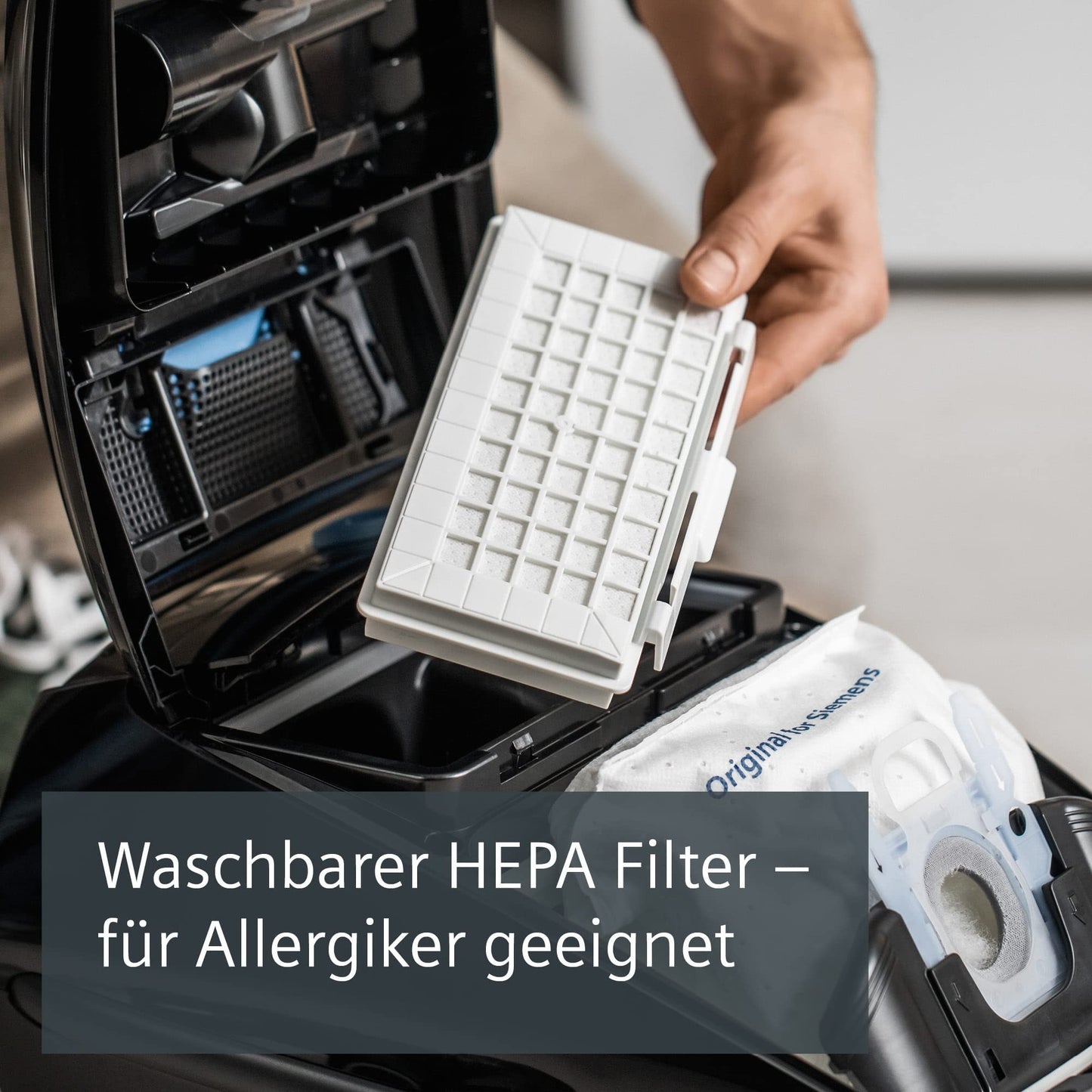 Siemens 850W Staubsauger mit Hygiene-Filter