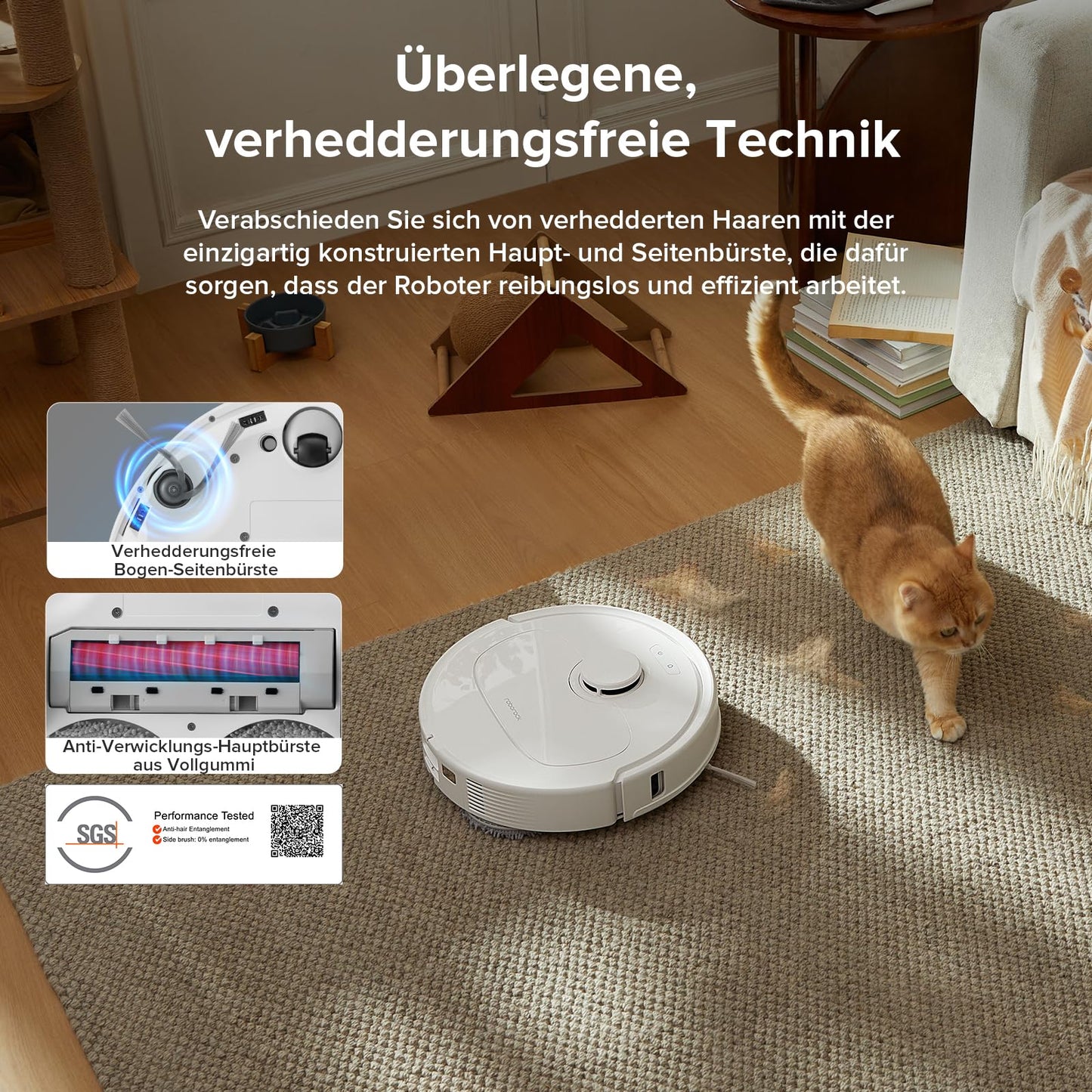 Roborock Qrevo Saugroboter mit LiDAR & Dock