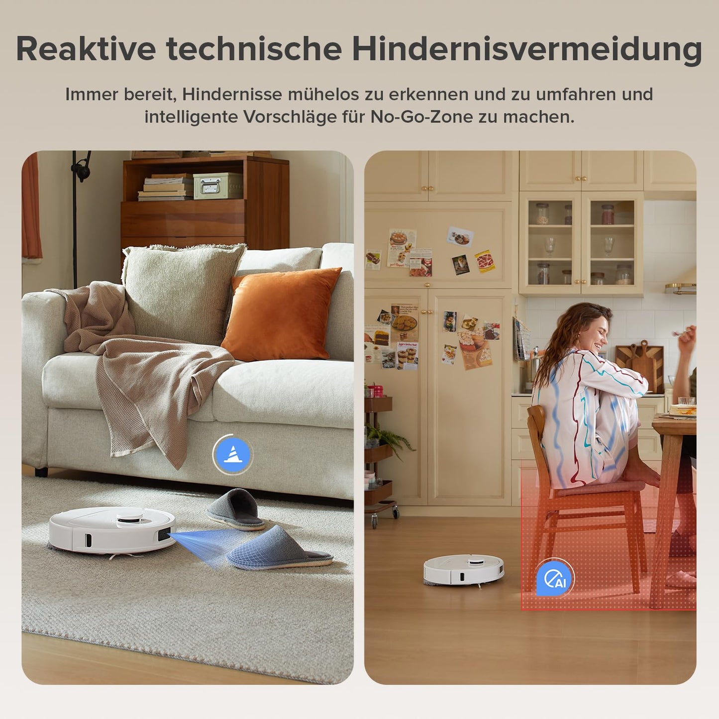 Roborock Qrevo Saugroboter mit LiDAR & Dock